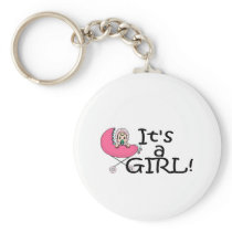 It's A Girl (Stroller) Keychains