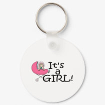 It's A Girl (Stroller) keychains by CelebrationZazzle It's A Girl (Stroller) keychains