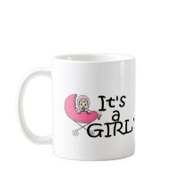 It's A Girl (Stroller) mugs