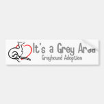 It's a Grey Area Logo - Wide Bumper Stickers