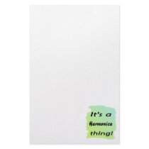 It's a harmonica thing! stationery