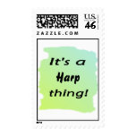 It's a harp thing! postage