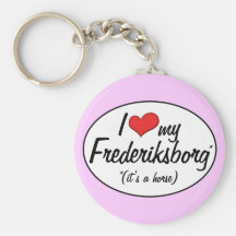 It's a Horse! I Love My Frederiksborg Keychains