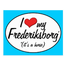 It's a Horse! I Love My Frederiksborg Postcards