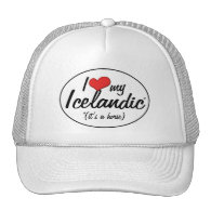 It's a Horse! I Love My Icelandic Trucker Hats
