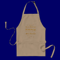 It's A Horsey Christmas Apron by Lotacats It's A Horsey Christmas Apron