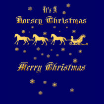 It's A Horsey Christmas Shirt by Lotacats It's A Horsey Christmas Shirt