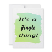 It's a Jingle thing! Personalized Announcement