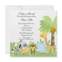 It's A Jungle Baby Animails Baby Shower Invitation by celebrateitinvites It's A Jungle Baby Animails Baby Shower Invitation