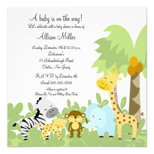 Jungle Baby Shower