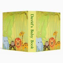 It's A Jungle Baby Shower Binders