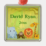 It's A Jungle Baby Shower Christmas Tree Ornaments