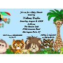 It's A Jungle Baby Shower invitation