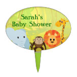 It's A Jungle Baby Shower Oval Cake Topper