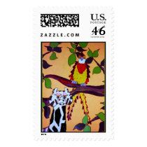 IT'S A JUNGLE OUT THERE postage Stamp
