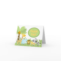 It's A Jungle Thank You card