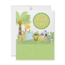 It's A Jungle Thank You invitations by celebrateitinvites It's A Jungle Thank You invitations