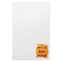 It's a jupiter thing! personalized stationery
