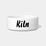 It's a kiln thing! cat food bowl