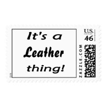 It's a leather thing! postage