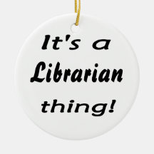 it's a librarian thing! christmas tree ornaments