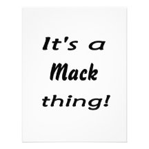 It's a mack thing! invitation