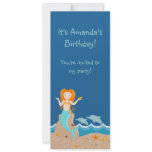 It's a Mermaid party time invitation!