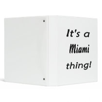 It's a Miami thing! Vinyl Binders