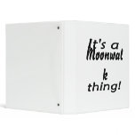 It's a moonwalk thing! binders