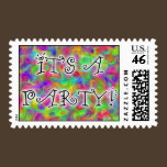 It's A Party Postage Stamp stamps