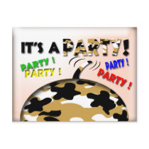 It's a Party Save the Date Post Cards