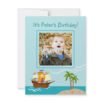 It's a Pirate party time invitation!