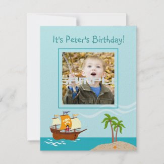 It&#39;s a Pirate party time invitation!
