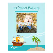It's a Pirate party time invitation!