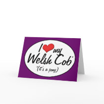 It's a Pony! I Love My Welsh Cob Card
