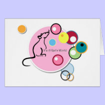 It's A Rat's World card
