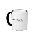 It's A Rat's World logo mugs