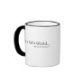 It's A Rat's World logo Mugs
