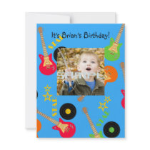 It's a Rock star party time invitation!
