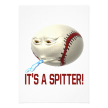 Its A Spitter Personalized Invitations