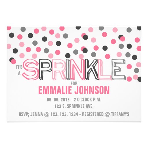 IT'S A SPRINKLE INVITATION