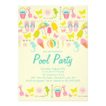 It's a Summer Beach Pool Party Invitation