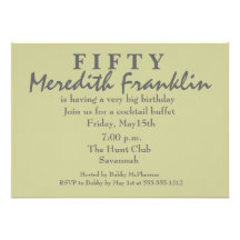 It's a Surprise Birthday Party! Personalized Invitations