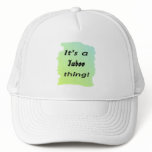 It's a taboo thing! hats