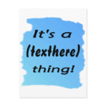 It's a taboo thing! post cards