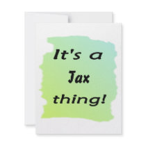 It's a tax thing! personalized invitation