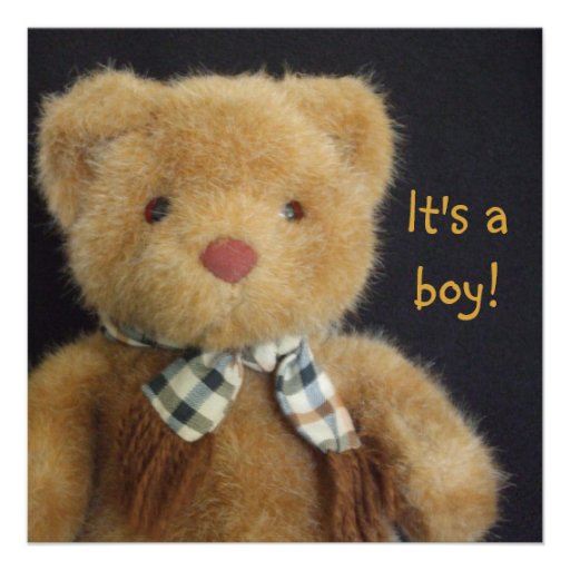 It's a Teddy Bear! Announcements