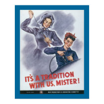 It's a Tradition with Us, Mister! (border) posters
