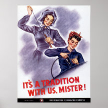 It's a Tradition with Us, Mister! Posters