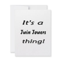It's a twin towers thing! invite